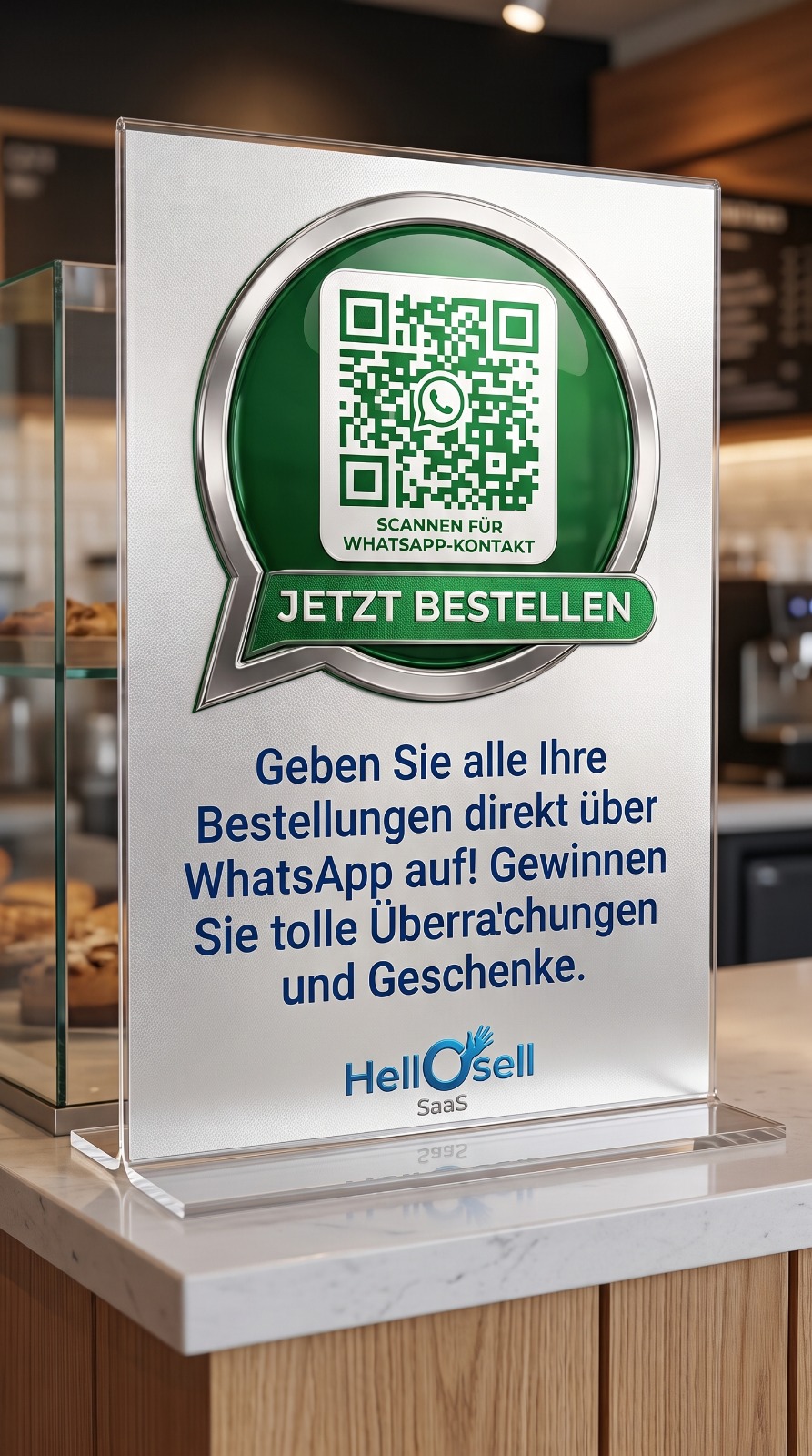 QR-Code für Bestellungen über WhatsApp