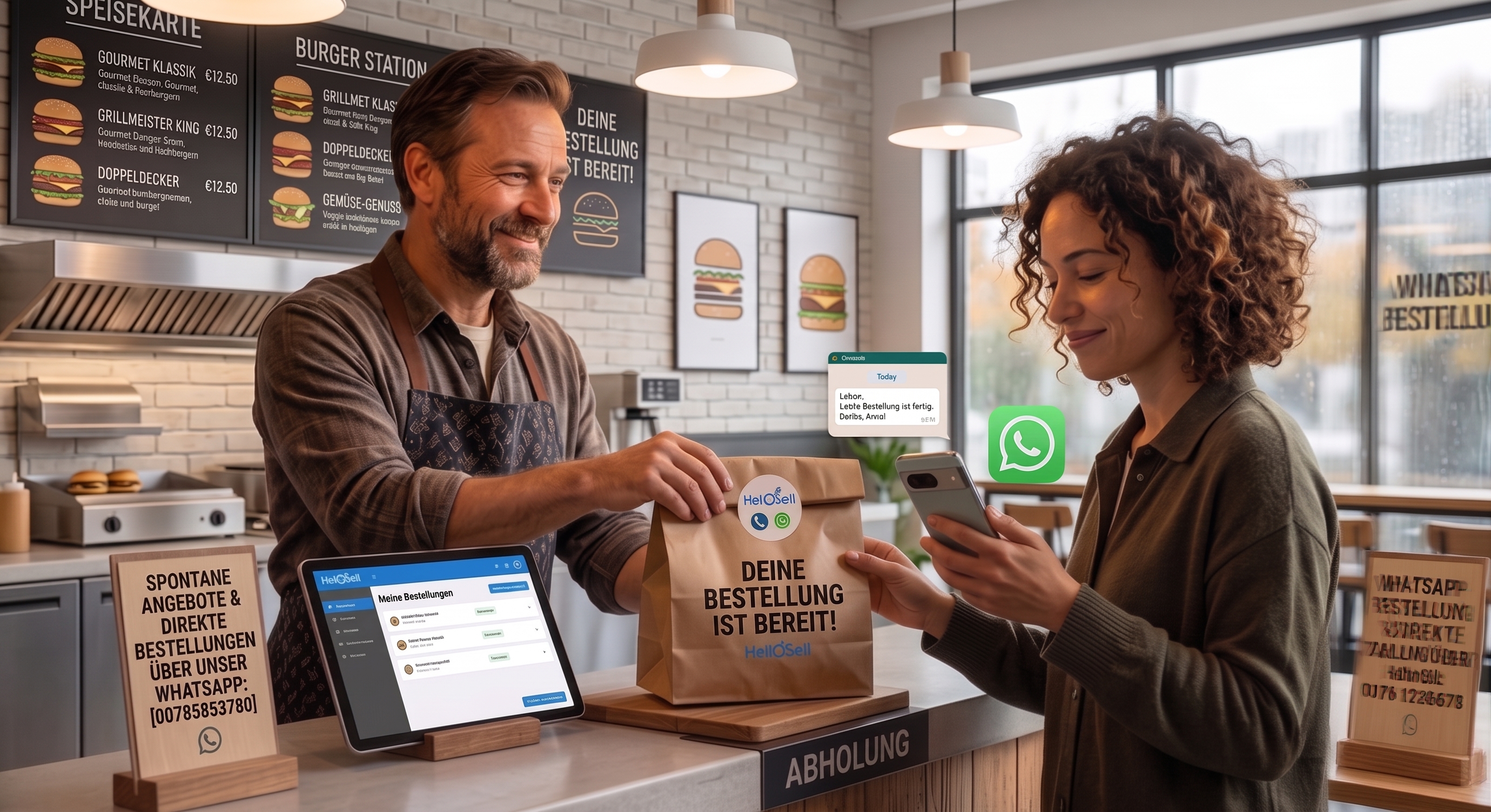 Provisionsfreies WhatsApp-Bestellsystem für Restaurants: Schützen Sie Ihren Gewinn mit HelloSell